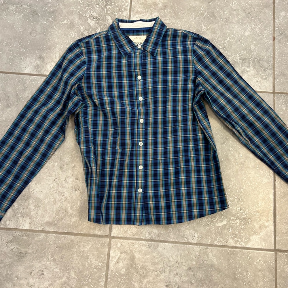 Plaid Izod Button Down Shirt